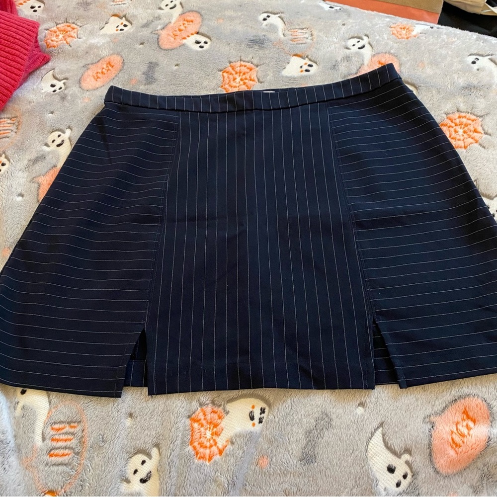 Pinstripe Skirt
